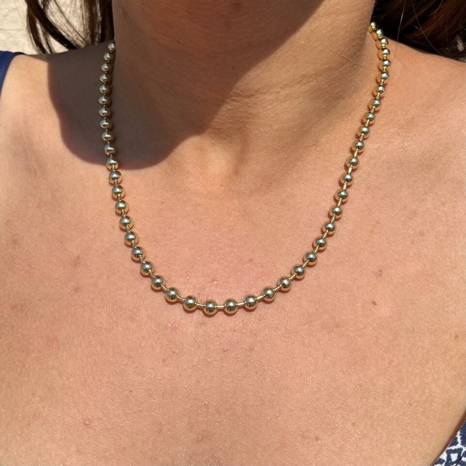 Altın işçiliği dorika xuping kolye