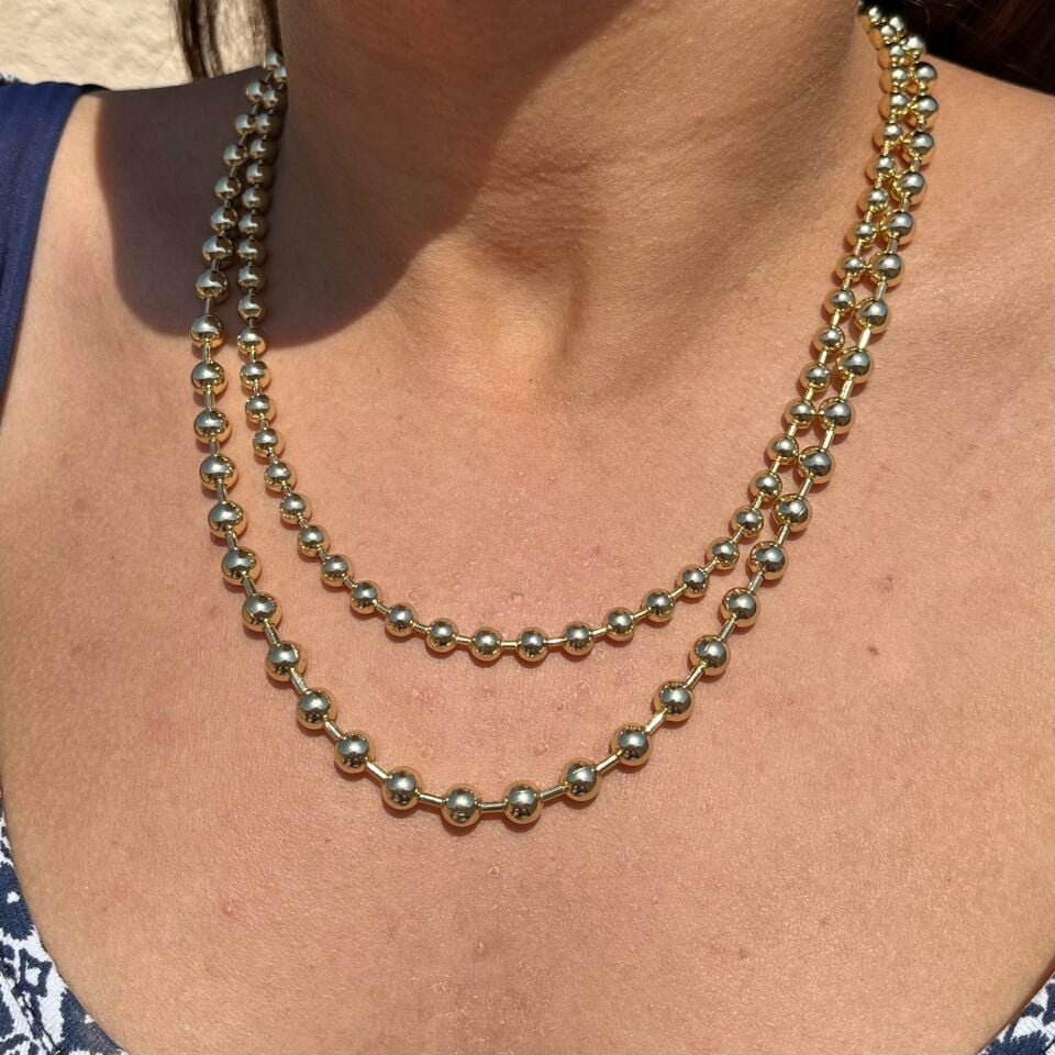 Altın işçiliği dorika xuping kolye