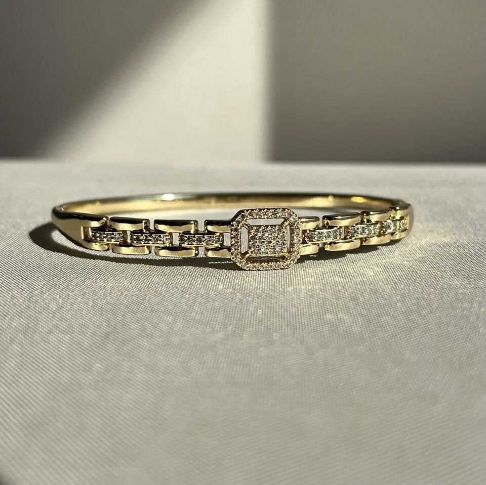 Baget pırlanta montür xuping kelepçe