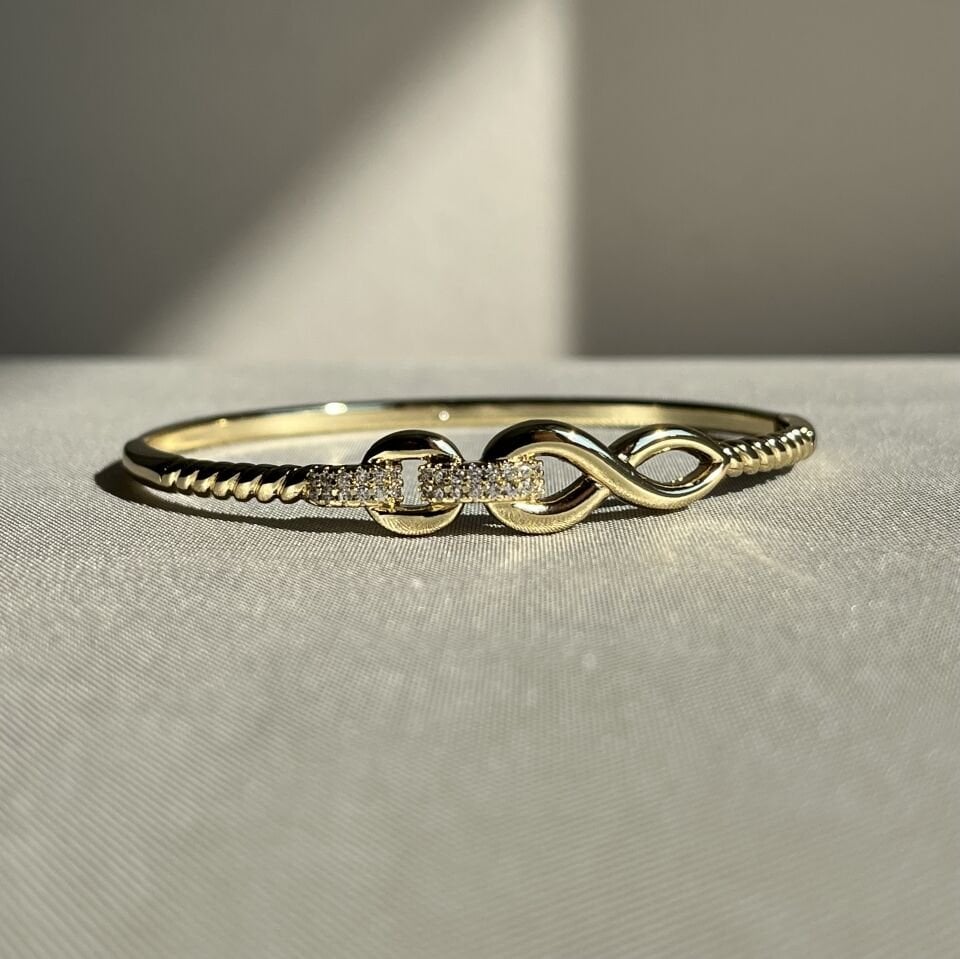 Pırlanta montür sonsuzluk xuping kelepçe