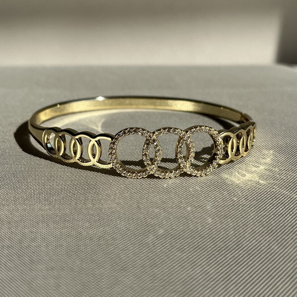 Pırlanta işçiliği xuping kelepçe