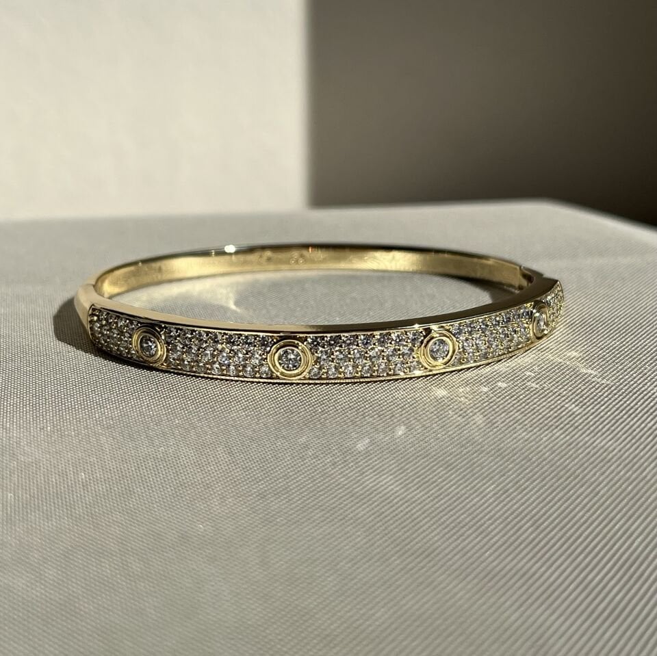 Pırlanta montür xuping kelepçe