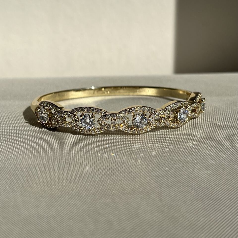 Pırlanta işçiliği xuping kelepçe