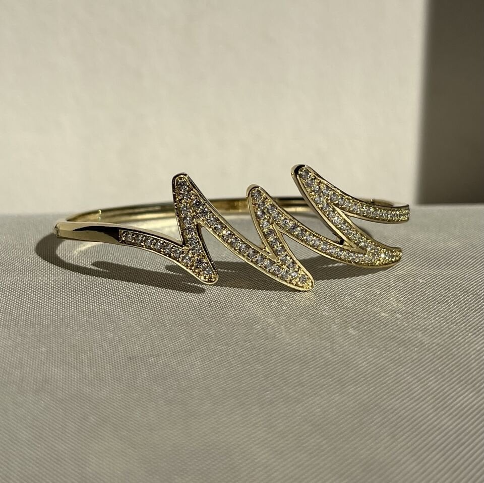 Round pırlanta montür xuping kelepçe