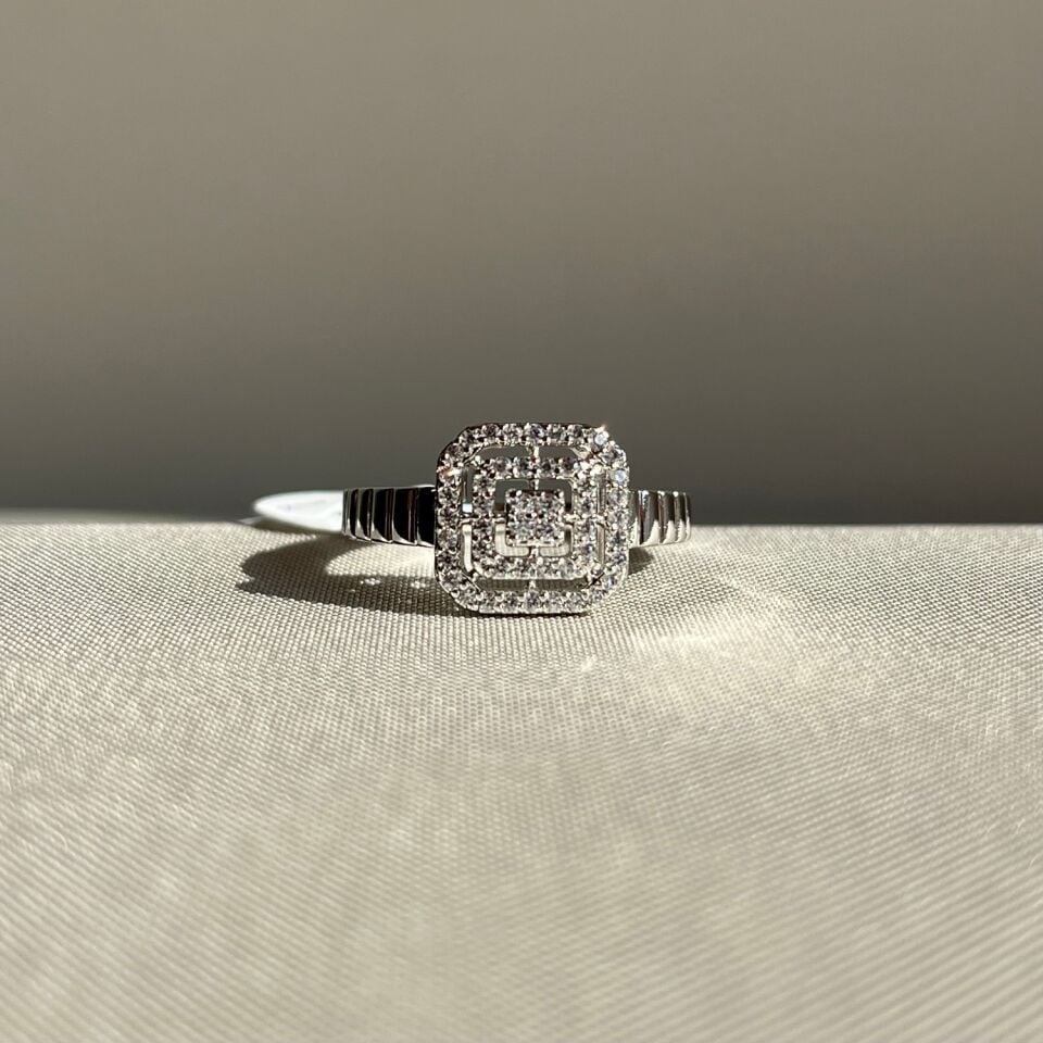 Baget pırlanta montür xuping yüzük