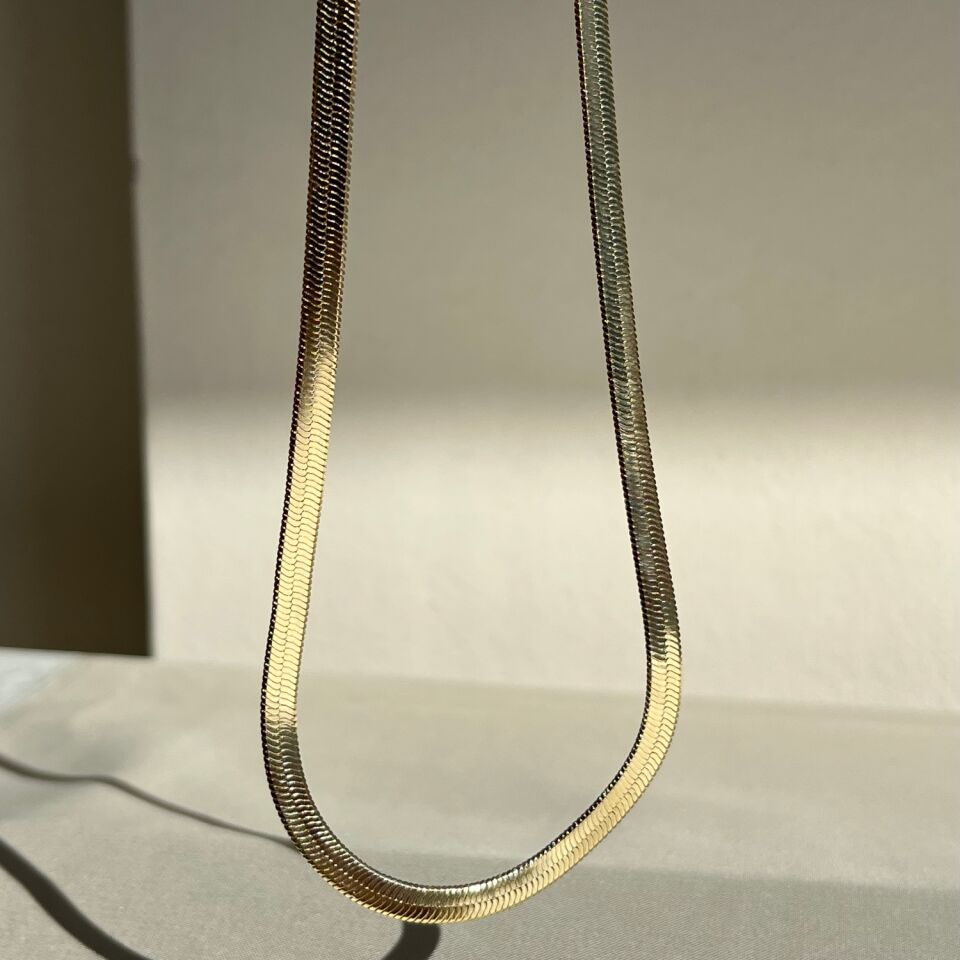 Altın işçiliği italyan ezme xuping kolye