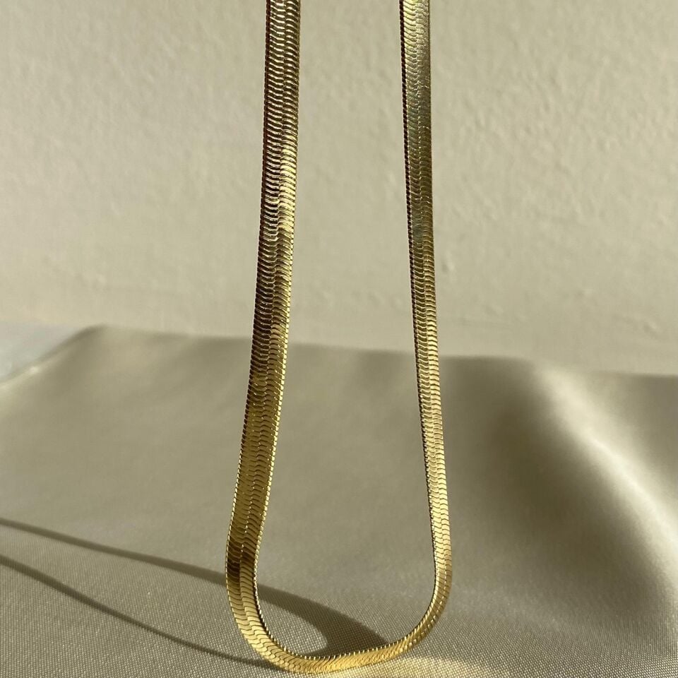 Altın işçiliği italyan ezme xuping kolye