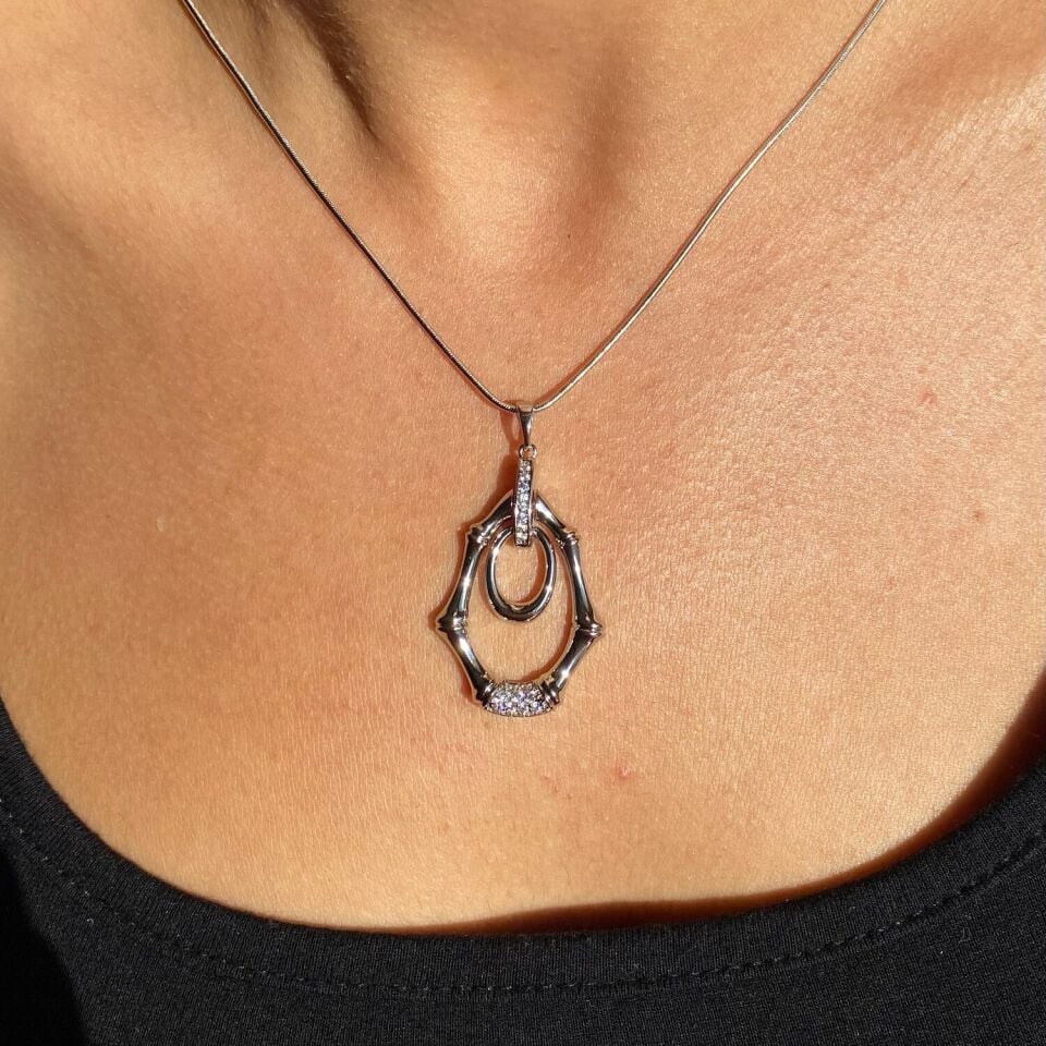 Pırlanta işçiliği kolye küpe xuping set