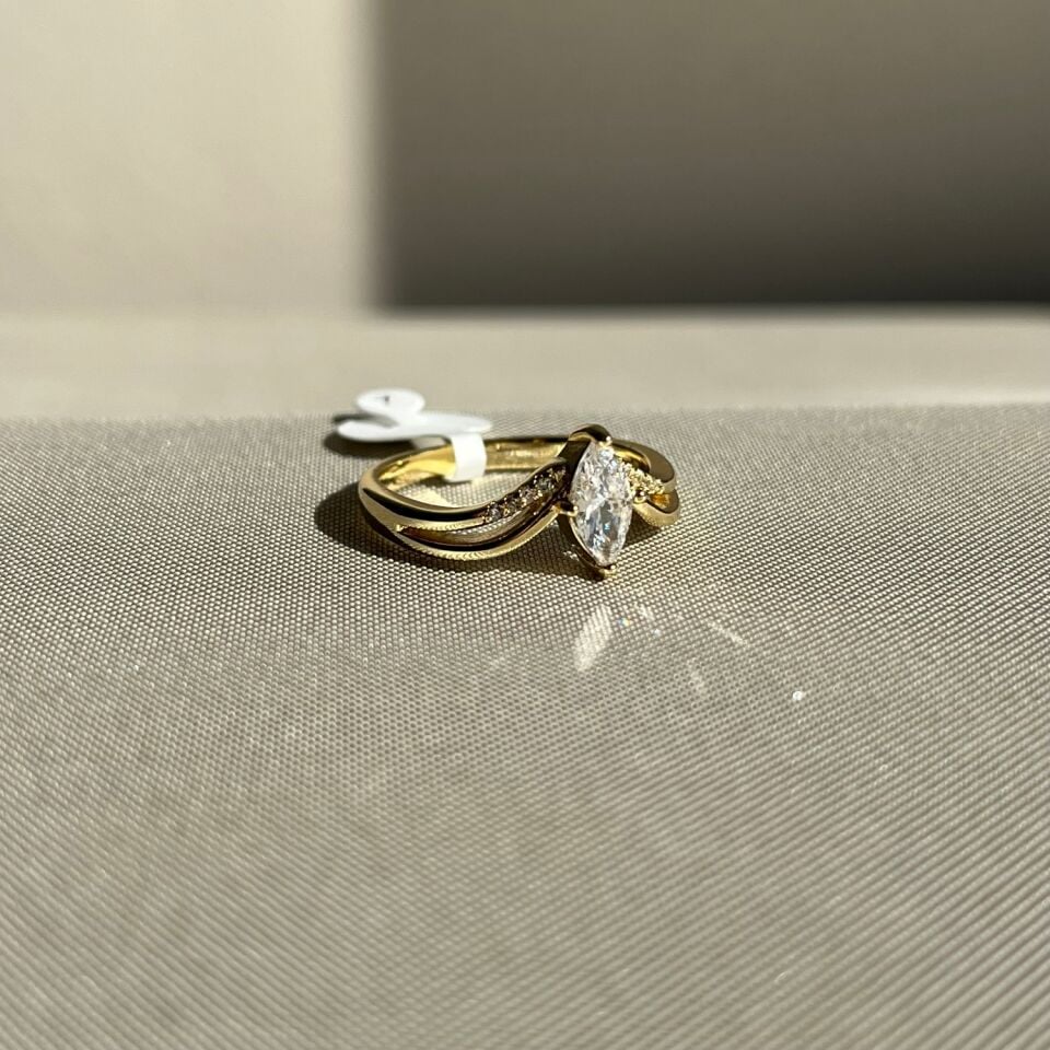 Markiz pırlanta montür xuping yüzük