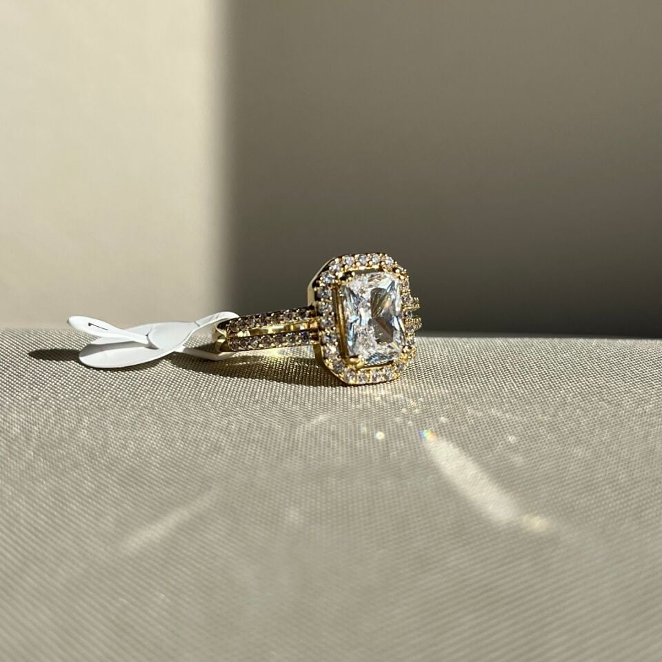 Baget pırlanta montür xuping yüzük