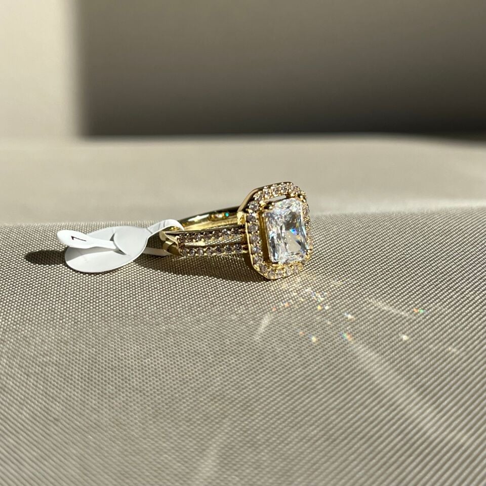 Baget pırlanta montür xuping yüzük