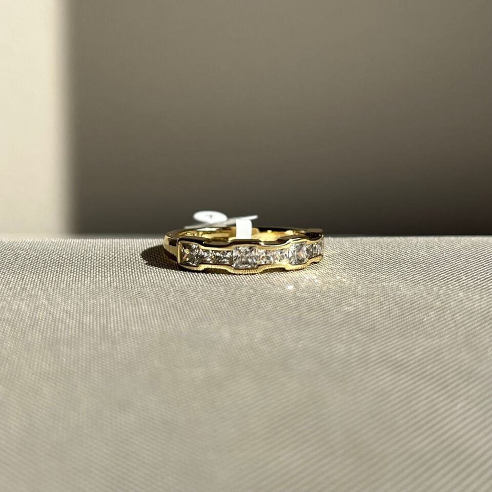 Prenses pırlanta montür xuping yüzük