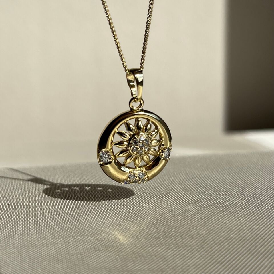 Pırlanta işçiliği xuping kolye