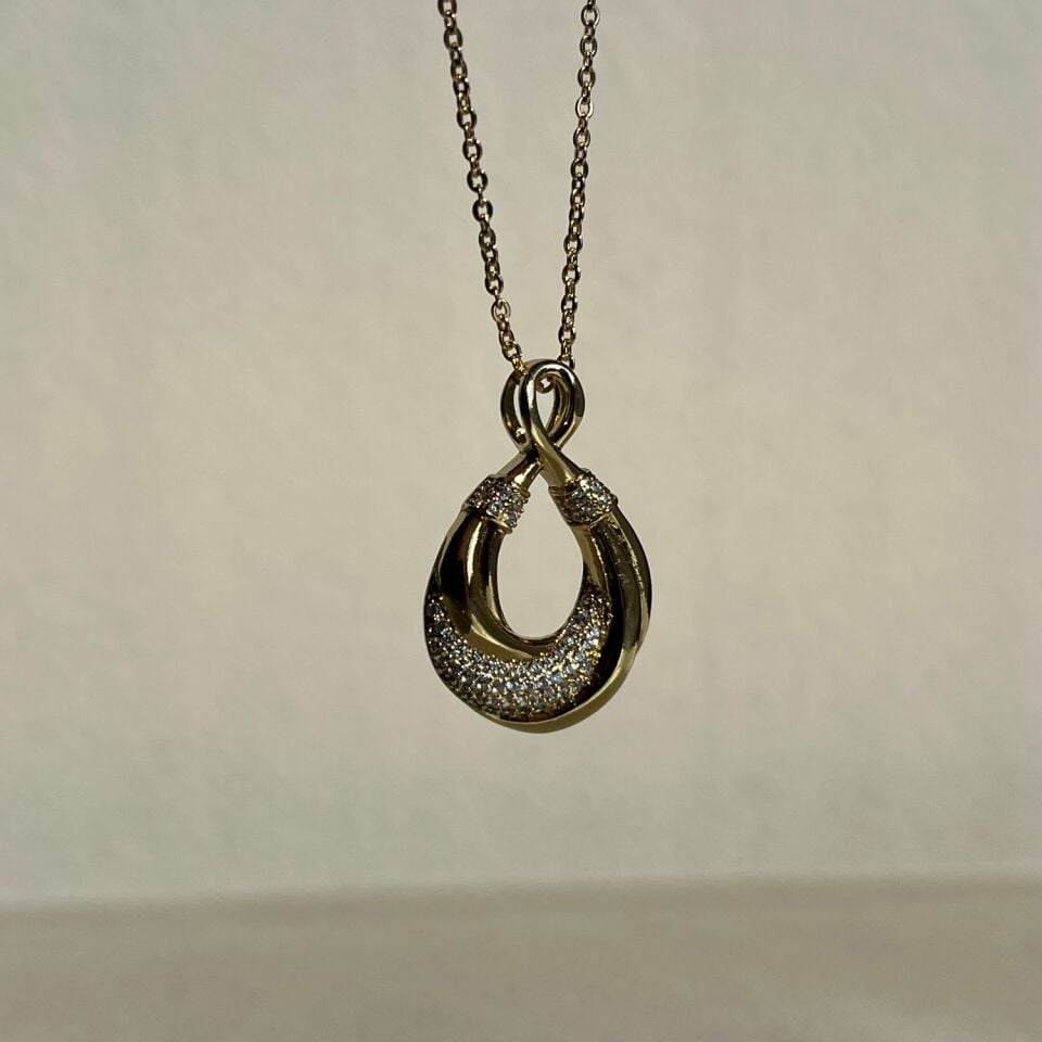 Pırlanta işçiliği xuping kolye