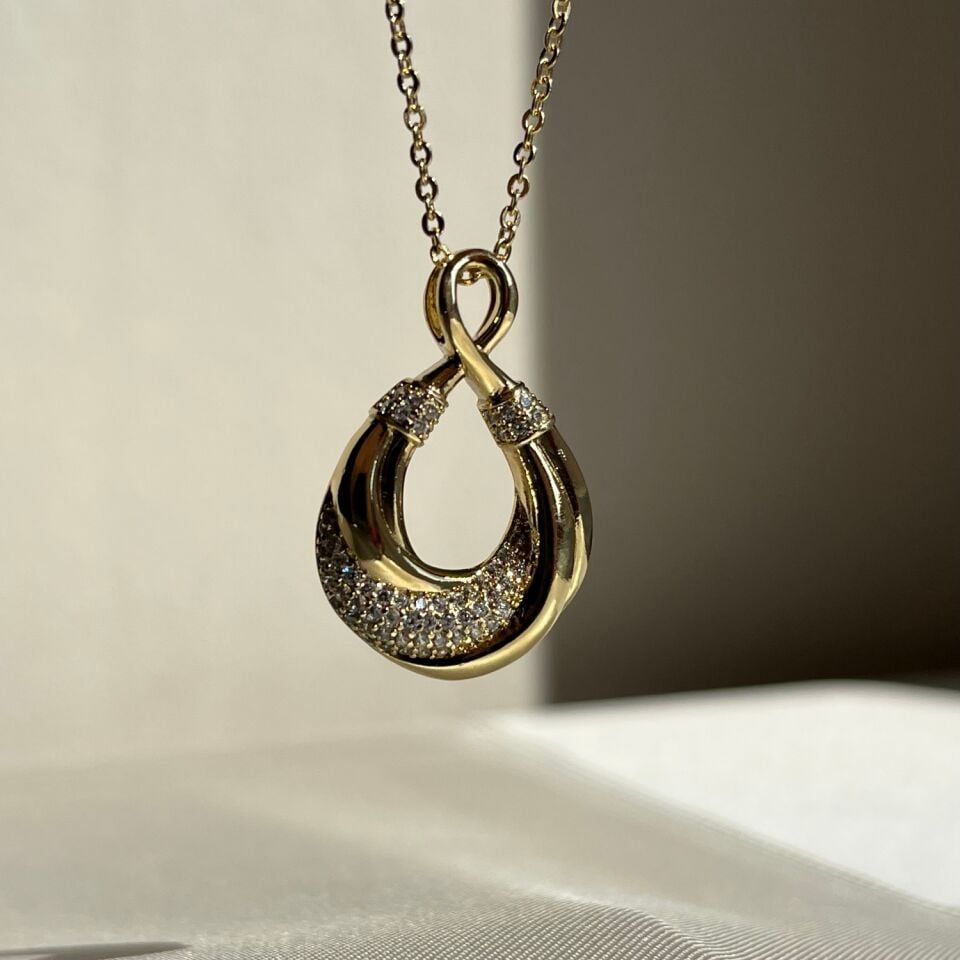 Pırlanta işçiliği xuping kolye