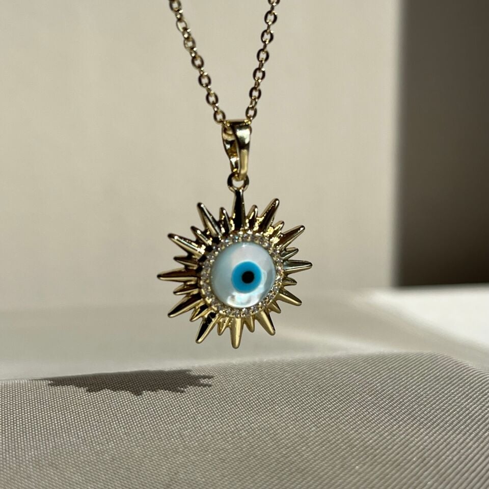 Pırlanta işçiliği yıldız göz xuping kolye