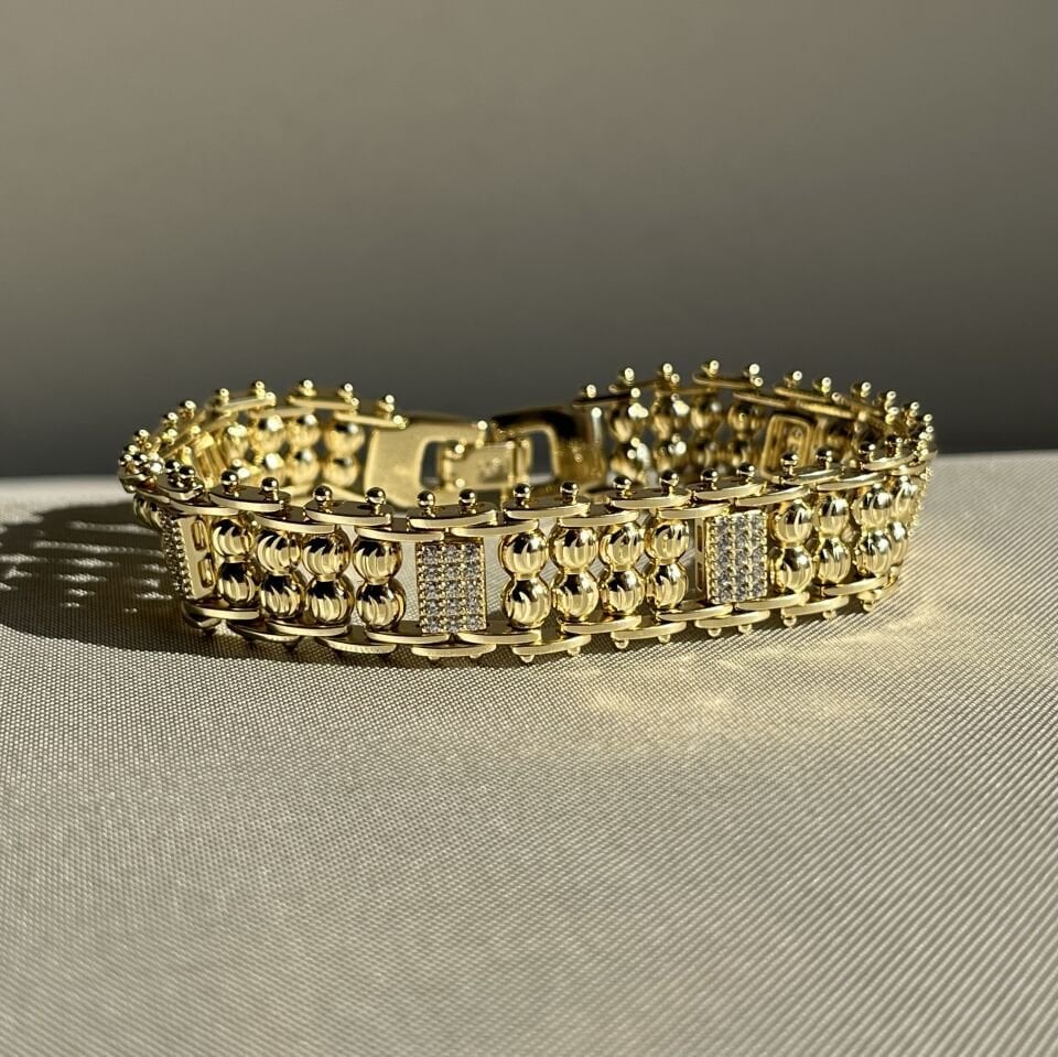 Pırlanta işçiliği dorika xuping bileklik