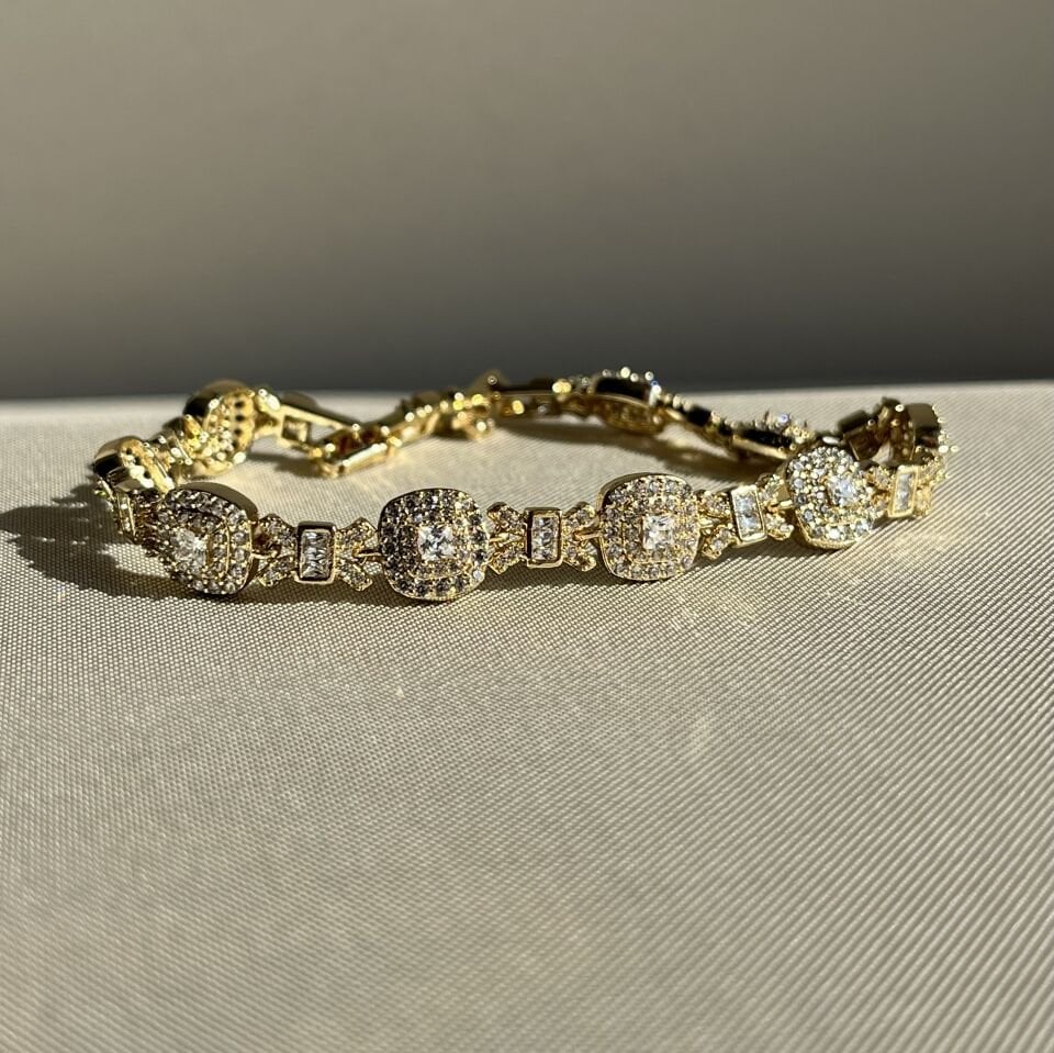 Prenses pırlanta işçiliği xuping bileklik