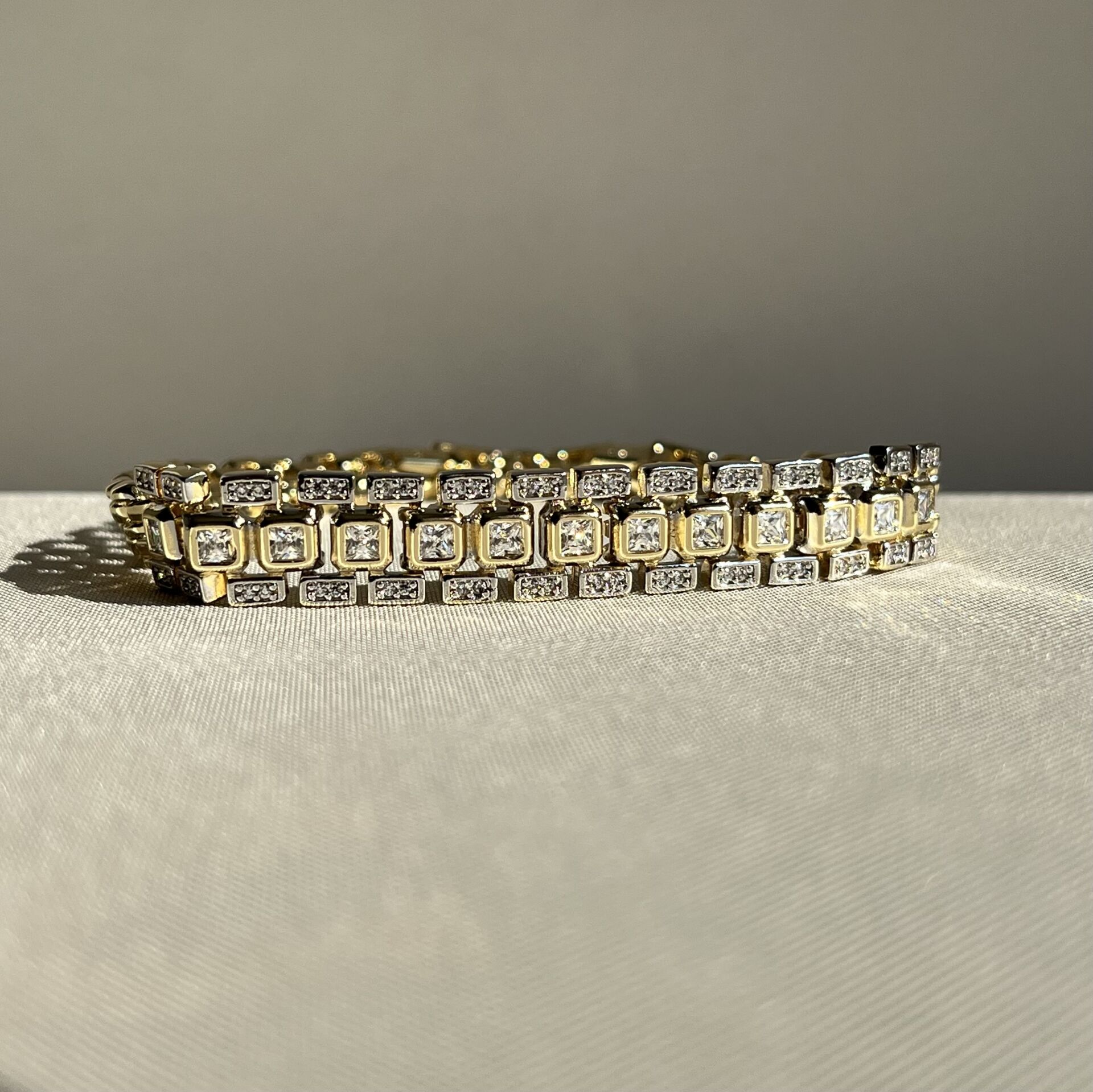 Prenses pırlanta montür xuping bileklik