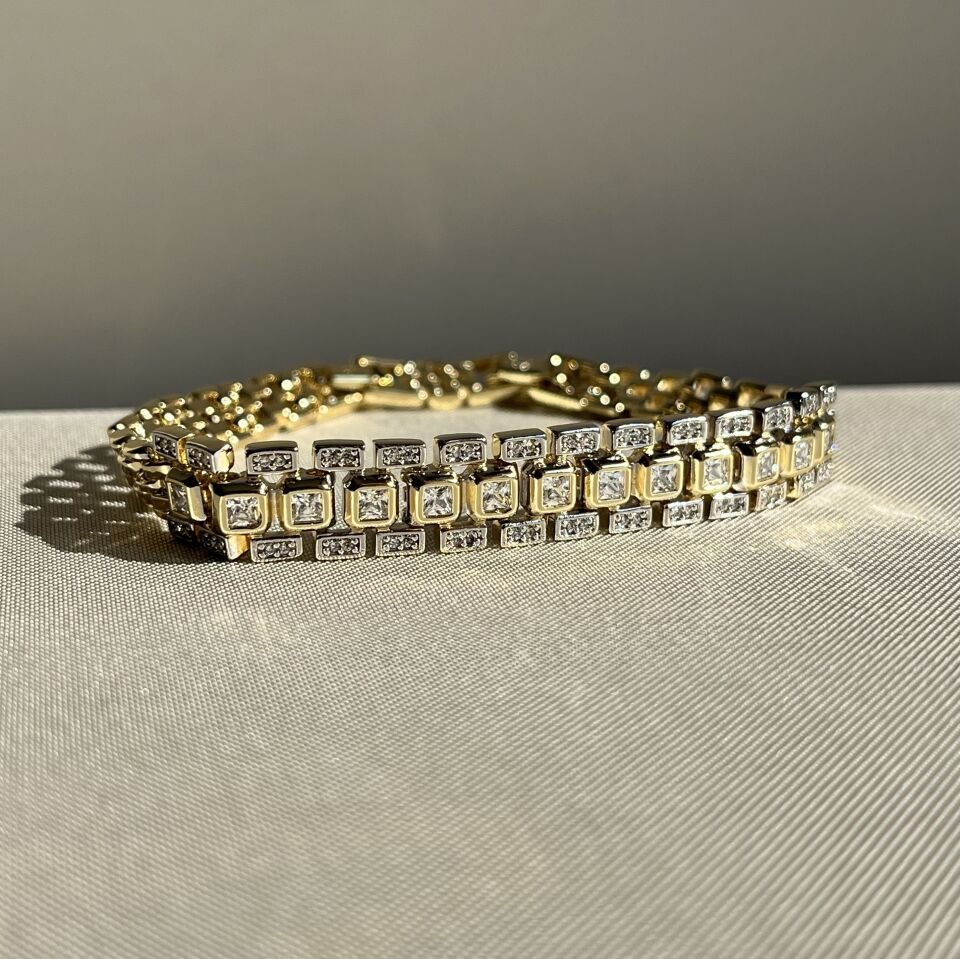 Prenses pırlanta montür xuping bileklik