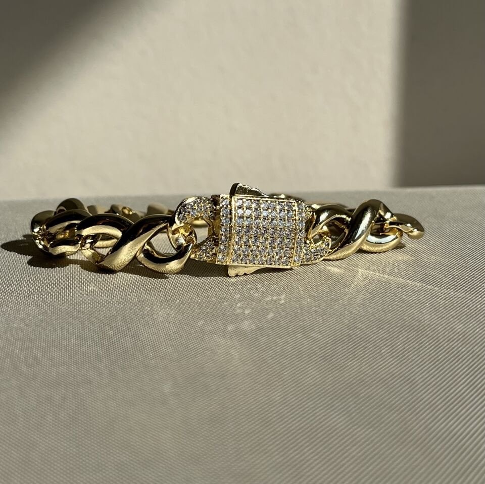 Pırlanta işçiliği kutu kilitli gurmet xuping bileklik