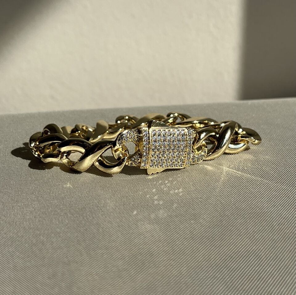 Pırlanta işçiliği kutu kilitli gurmet xuping bileklik