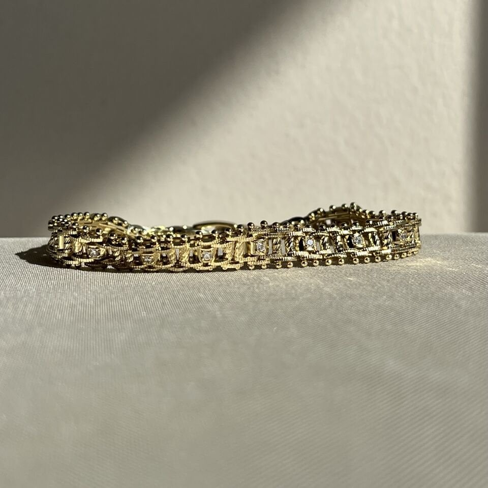 Pırlanta işçiliği hasır model xuping bileklik