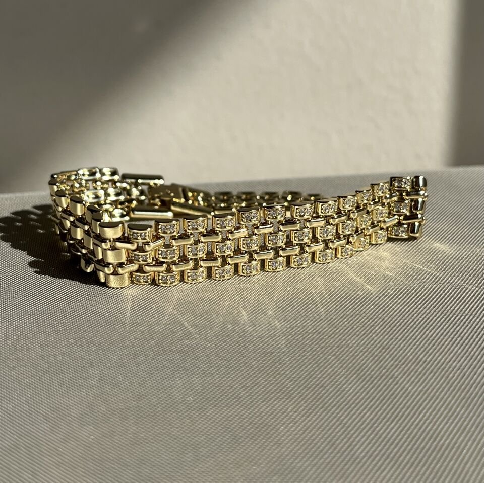 Pırlanta işçiliği hasır model xuping bileklik