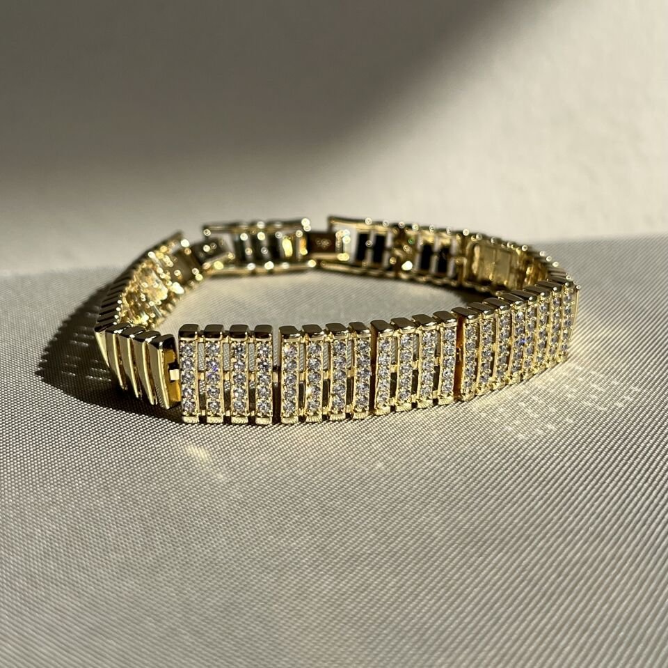 Pırlanta işçiliği xuping bileklik