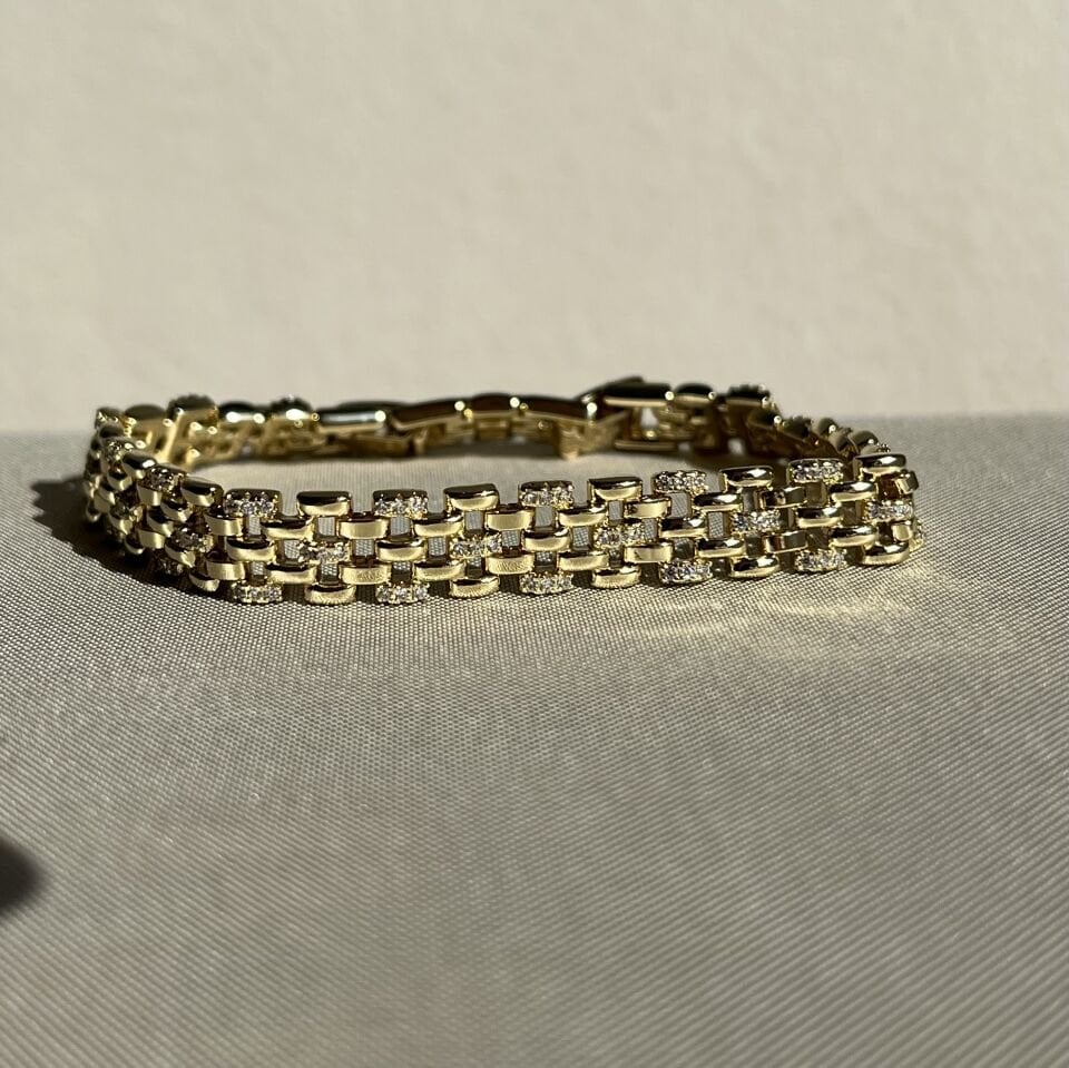 Pırlanta işçiliği hasır model xuping bileklik