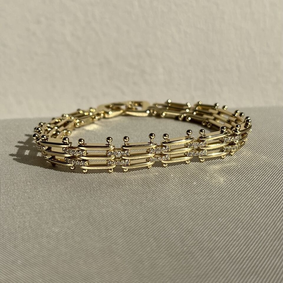 Pırlanta işçiliği tamtur xuping bileklik