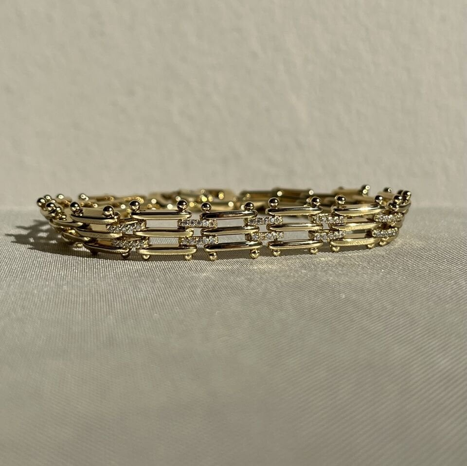 Pırlanta işçiliği yarımtur xuping bileklik