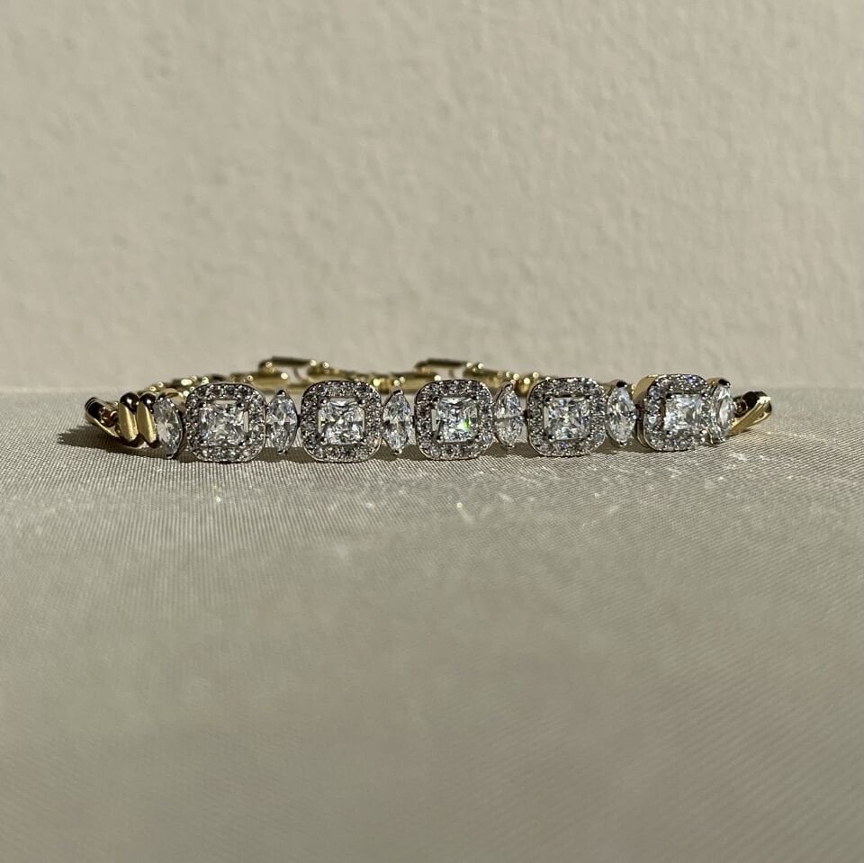 Elmas montür pırlanta işçiliği xuping bileklik