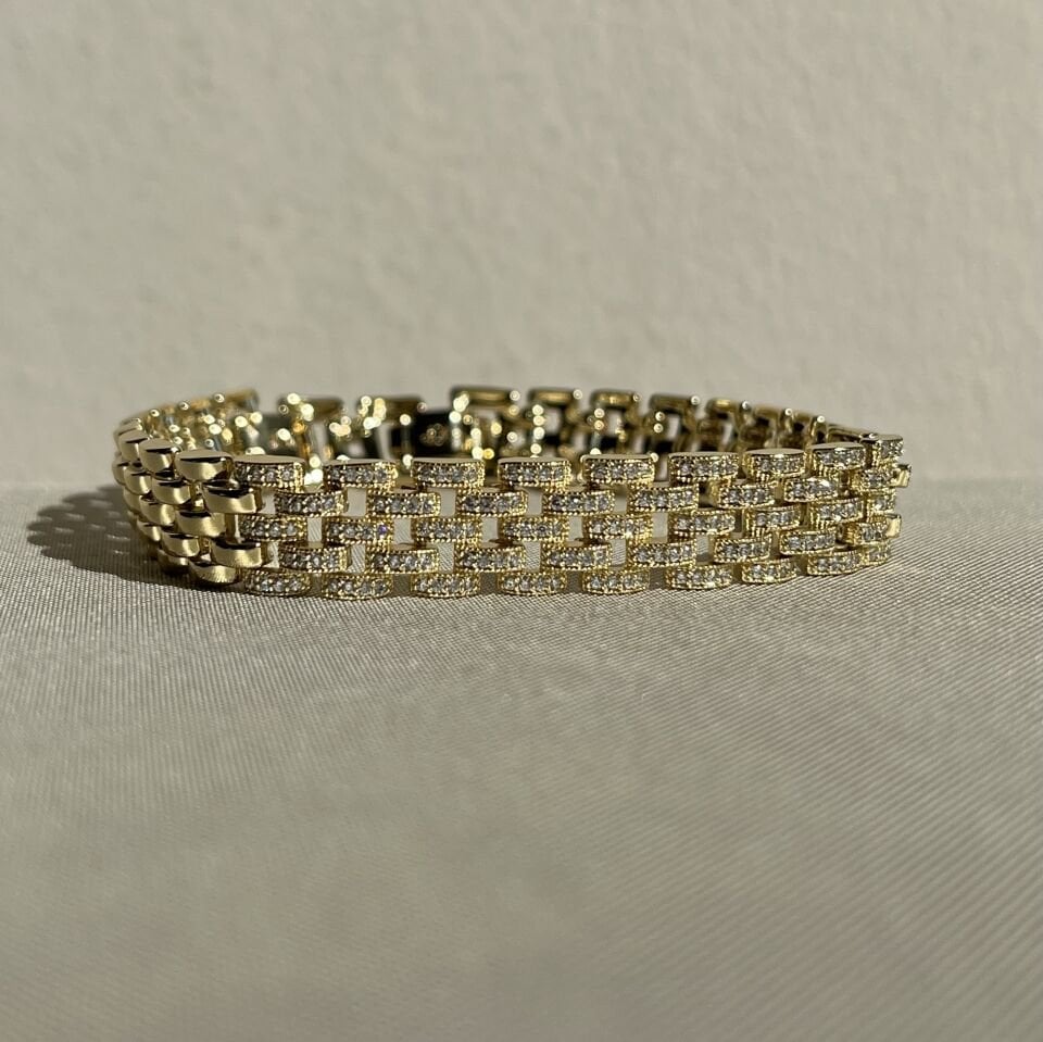 Pırlanta işçiliği hasır model xuping bileklik