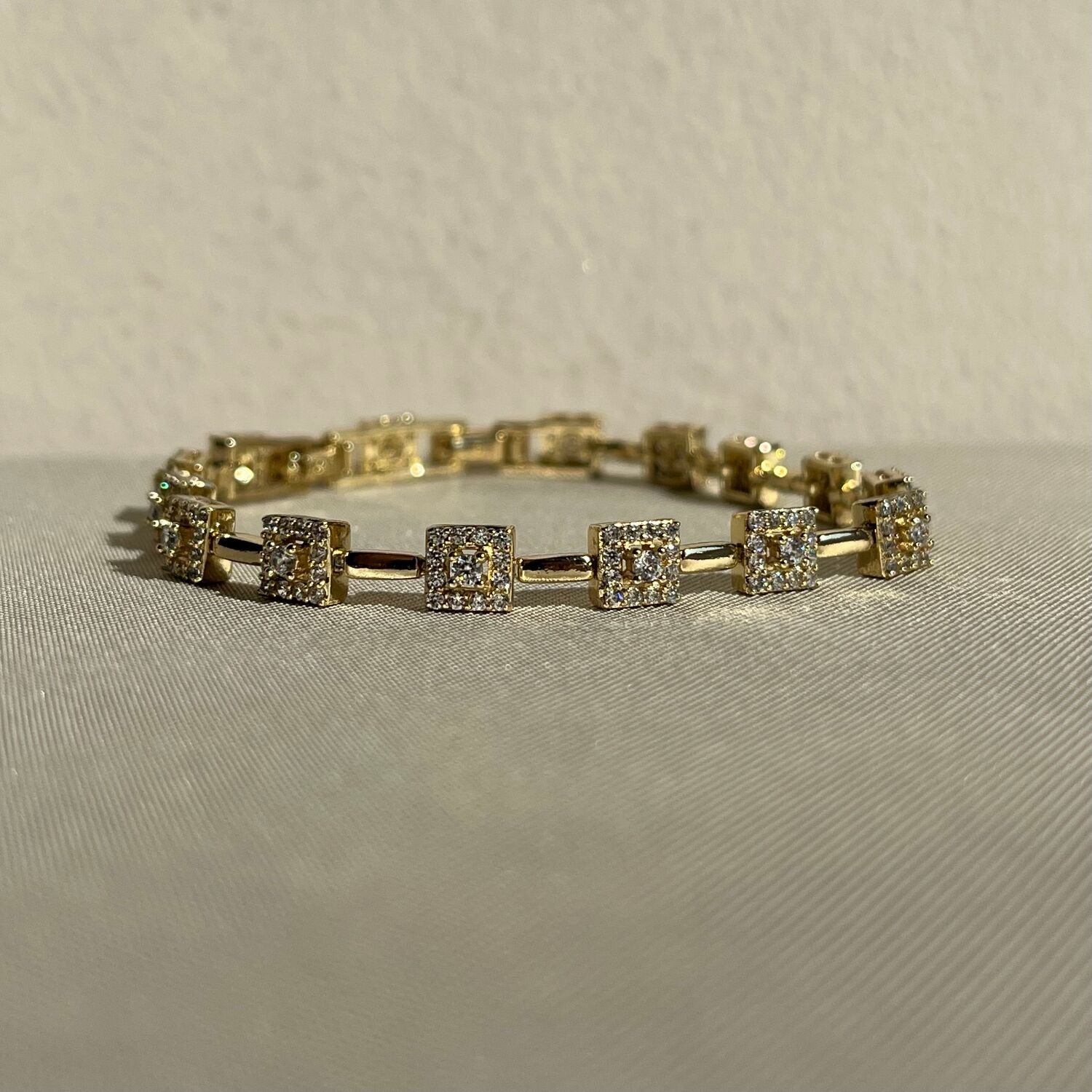 Round pırlanta işçiliği xuping bileklik