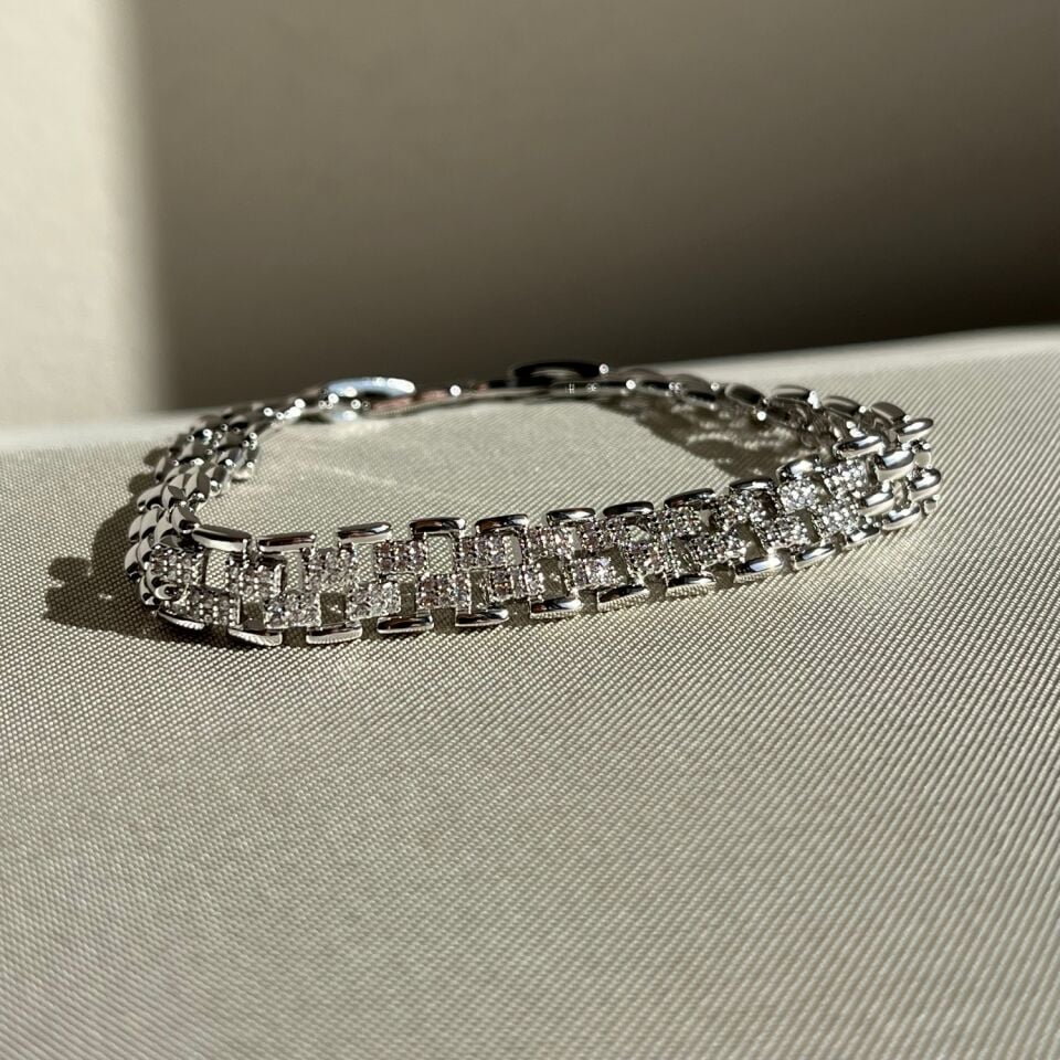 Yarımtur pırlanta işçiliği xuping bileklik