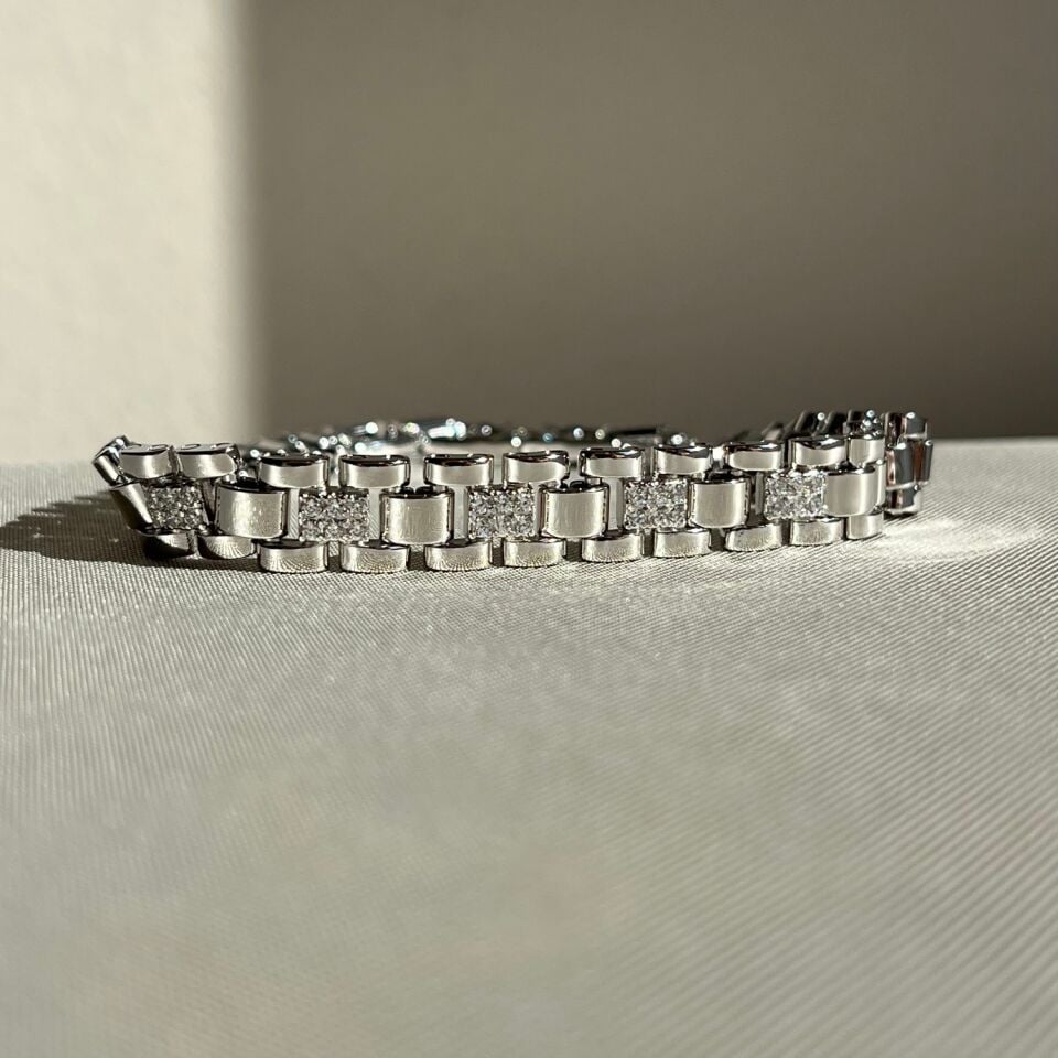 Yarımtur pırlanta işçiliği xuping bileklik