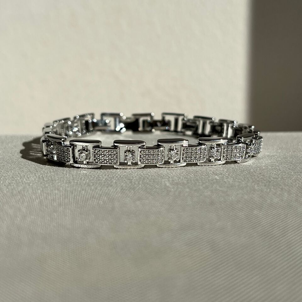 Round pırlanta işçiliği xuping bileklik