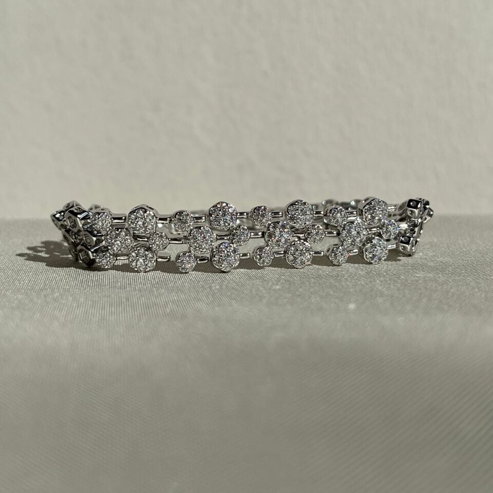 Pırlanta montür petek model xuping bileklik