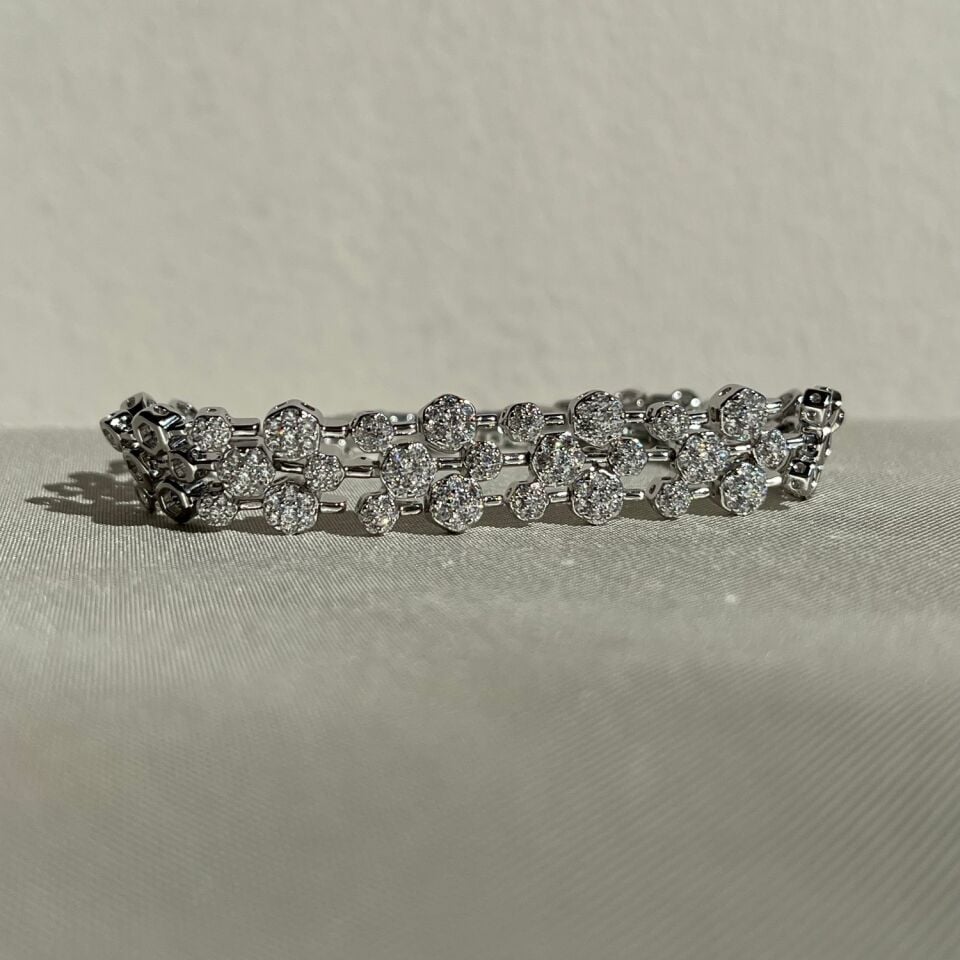 Pırlanta montür petek model xuping bileklik