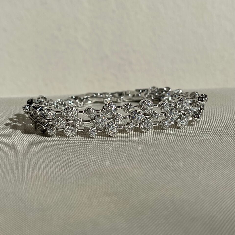 Pırlanta montür petek model xuping bileklik