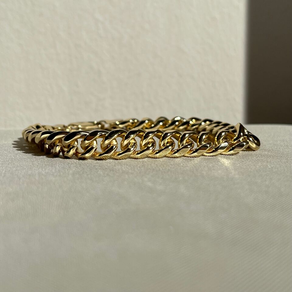 Altın işçiliği xuping bileklik 22 cm büyük ölçü