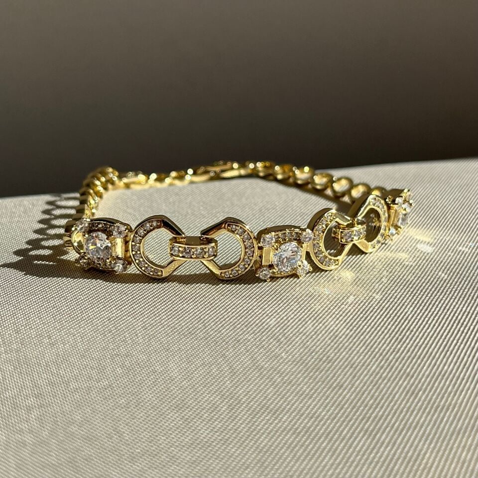 Baget pırlanta işçiliği xuping bileklik