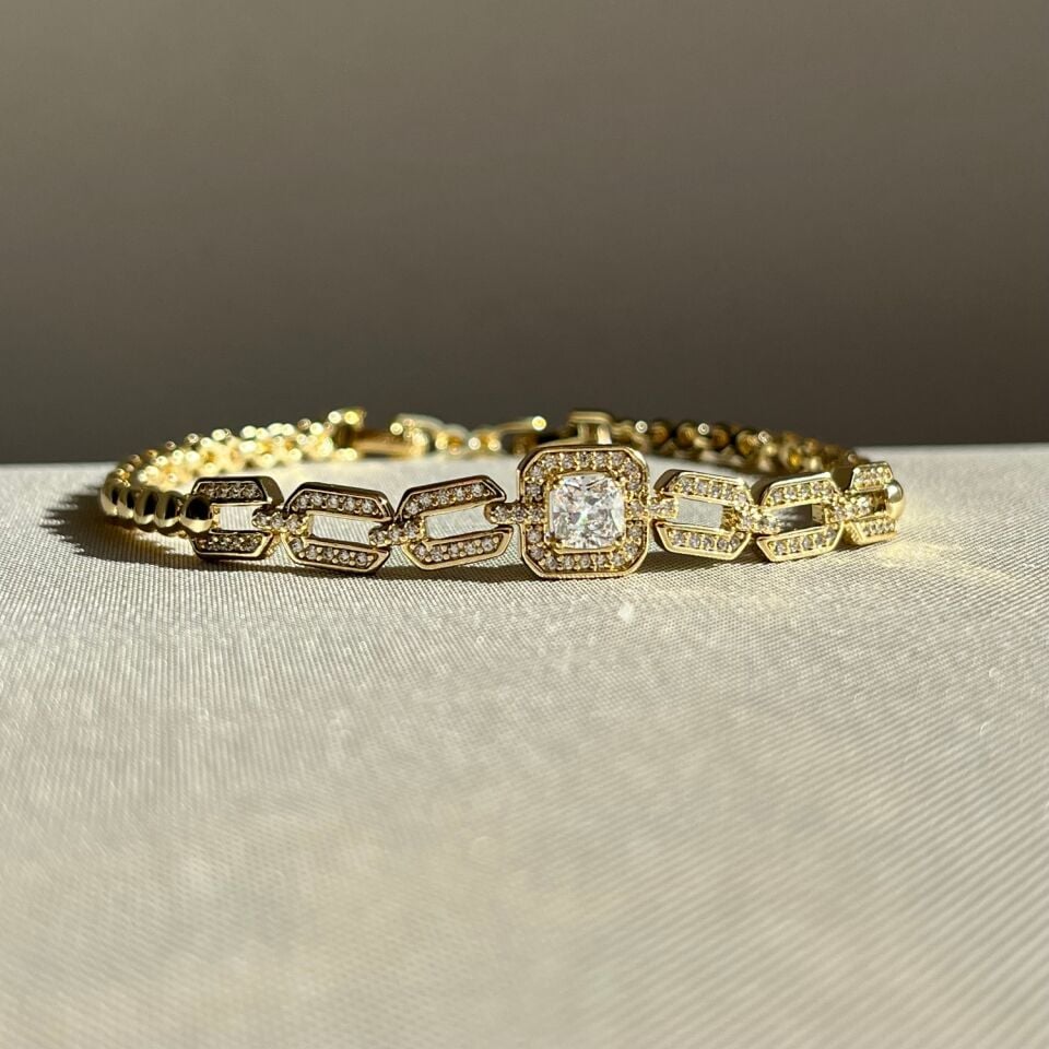 Baget pırlanta işçiliği xuping bileklik