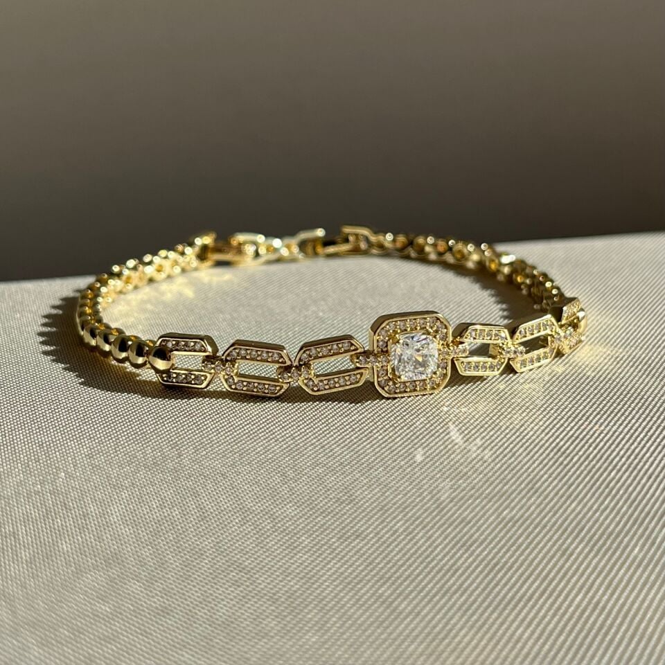 Baget pırlanta işçiliği xuping bileklik