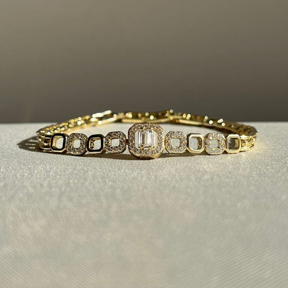 Baget pırlanta işçiliği xuping bileklik