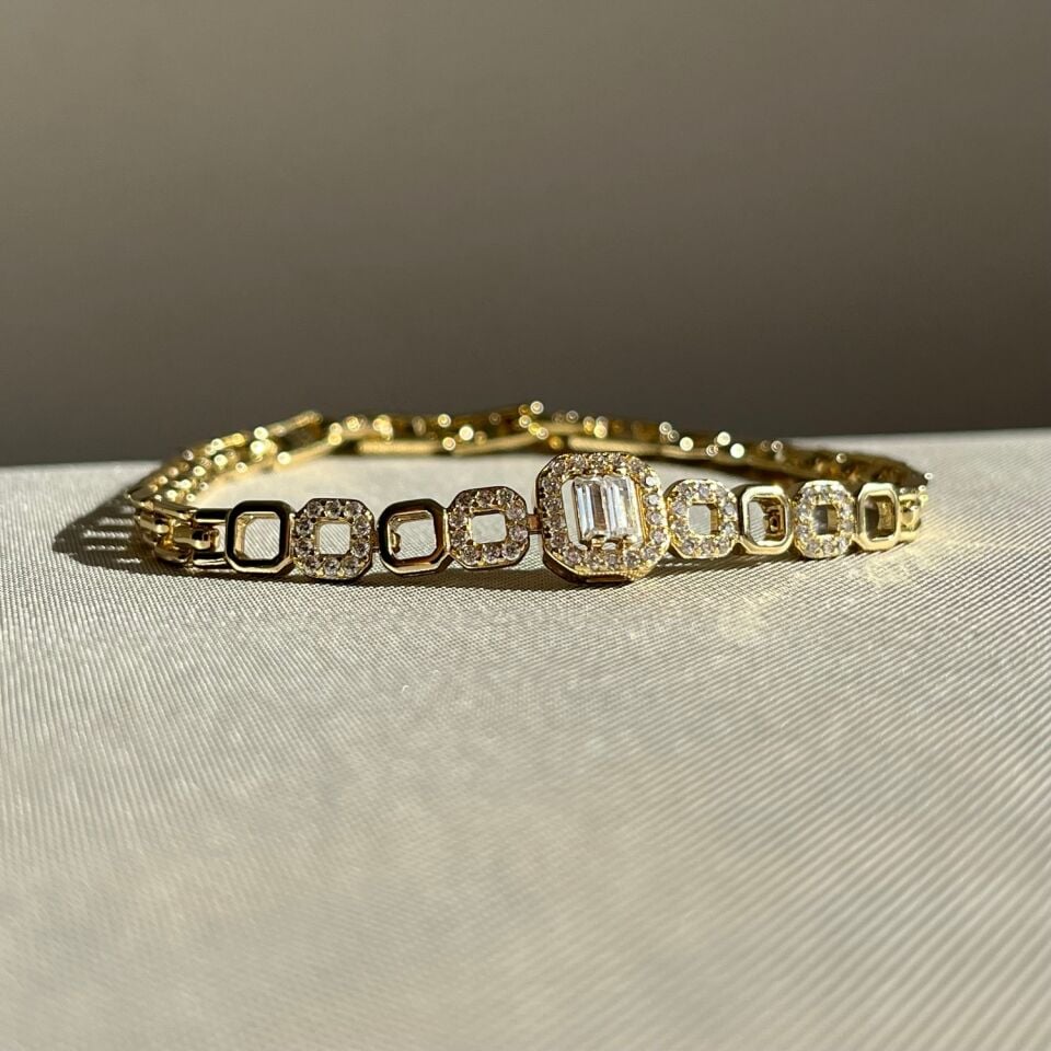 Baget pırlanta işçiliği xuping bileklik