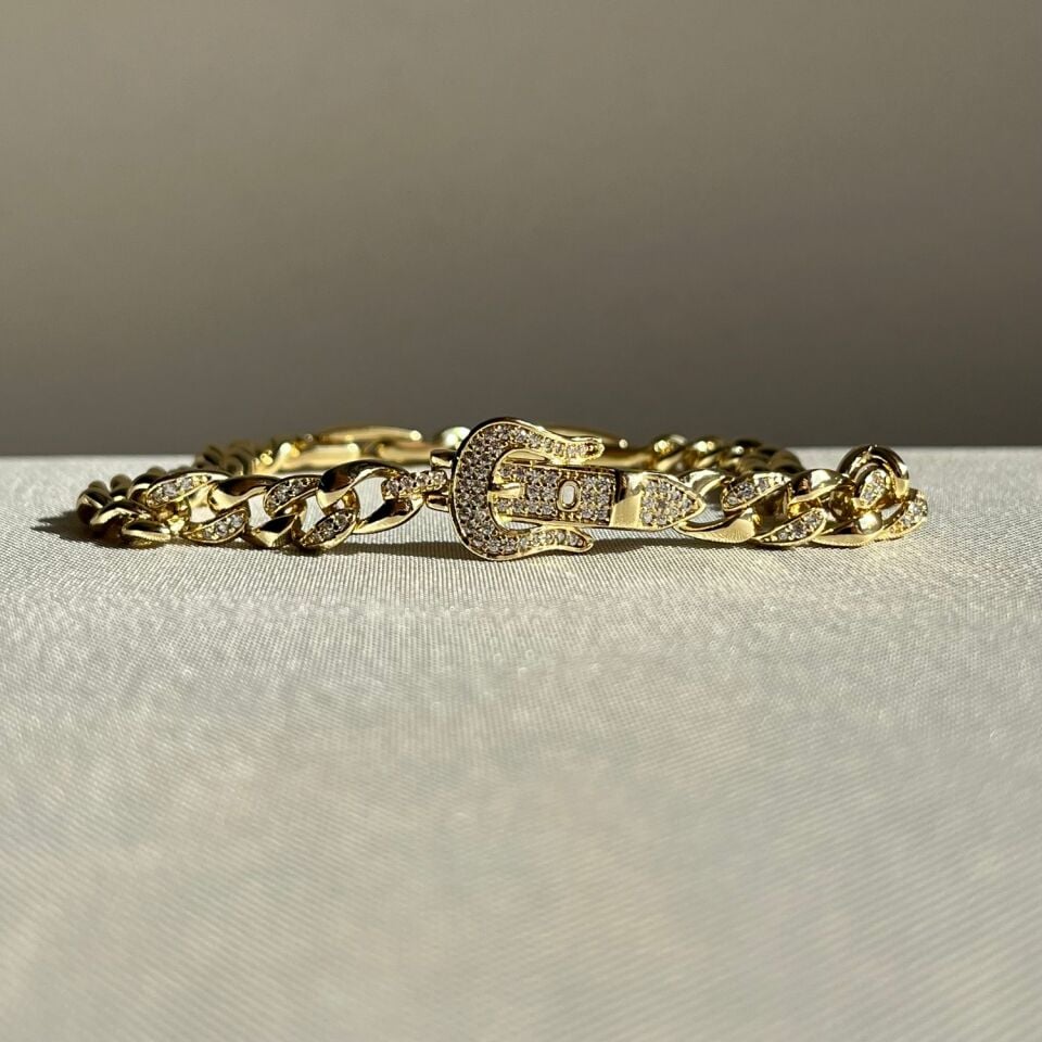 Pırlanta işçiliği kemer figür xuping bileklik