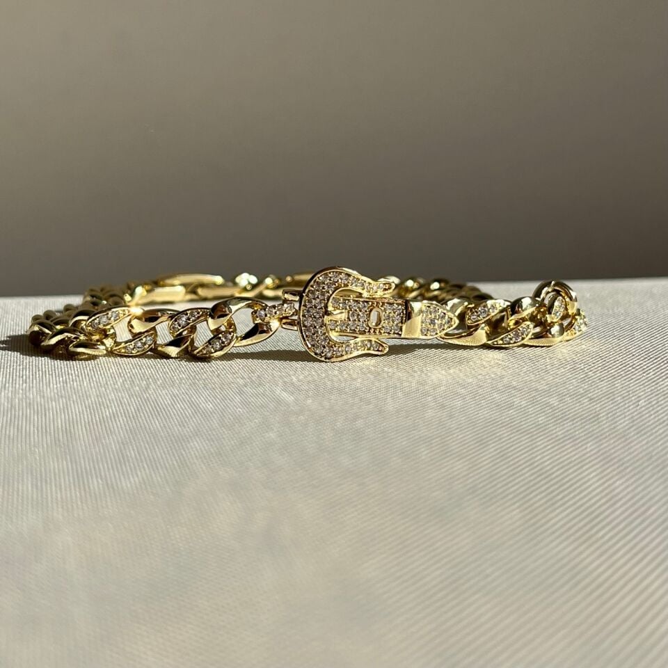 Pırlanta işçiliği kemer figür xuping bileklik