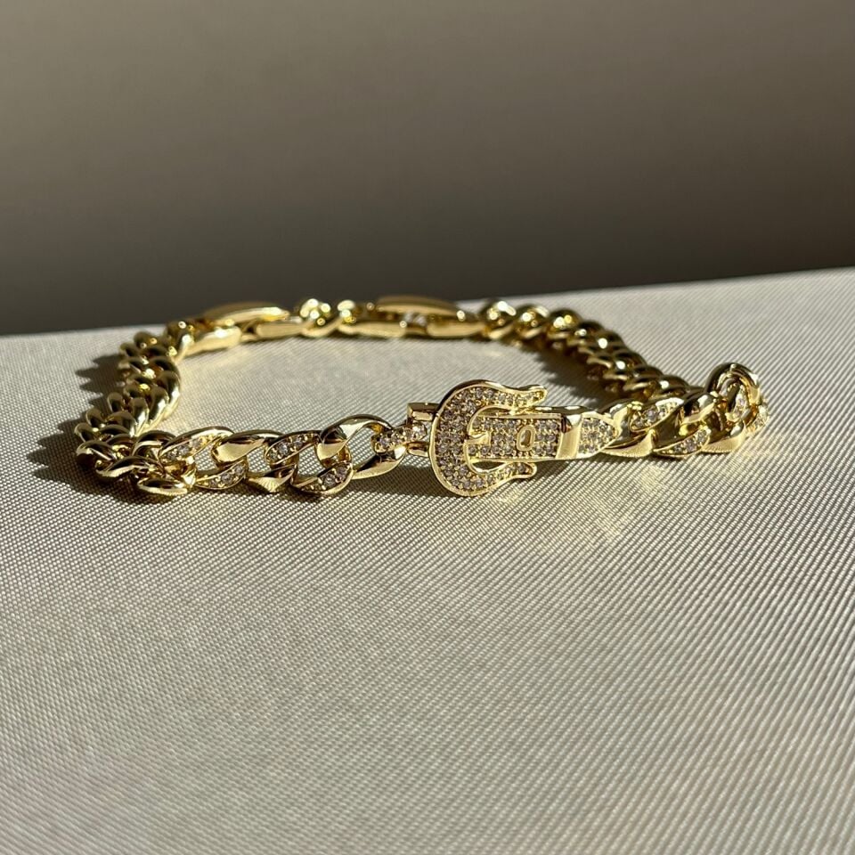 Pırlanta işçiliği kemer figür xuping bileklik